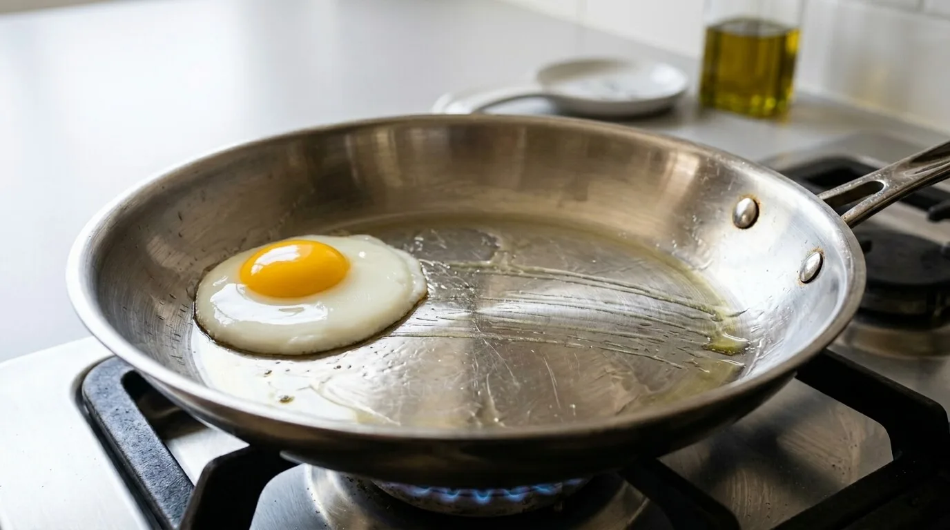 cách dùng chảo inox