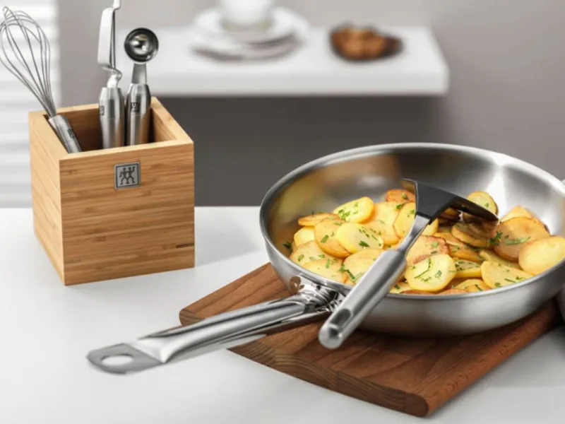 cách dùng chảo inox